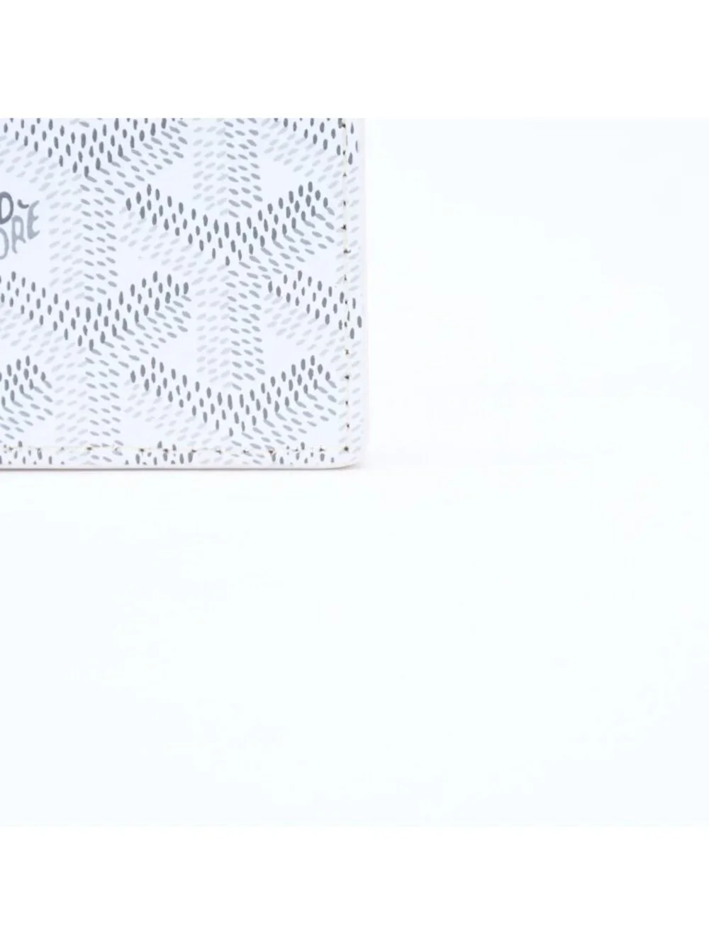 Goyard Saint Sulpice Card Case White Vauzel Calfskin